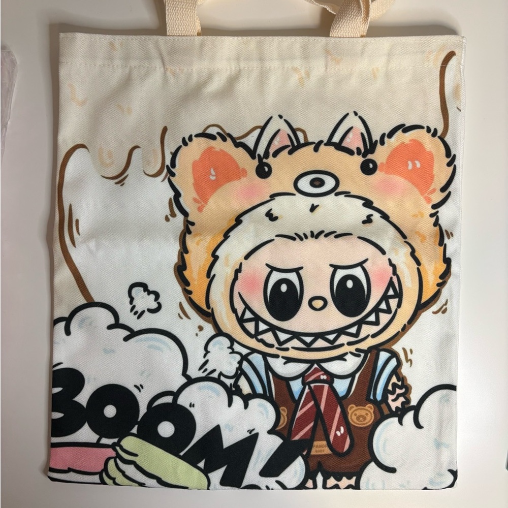 Labubu Character “Boom” Reusable Shopping Tote Bag